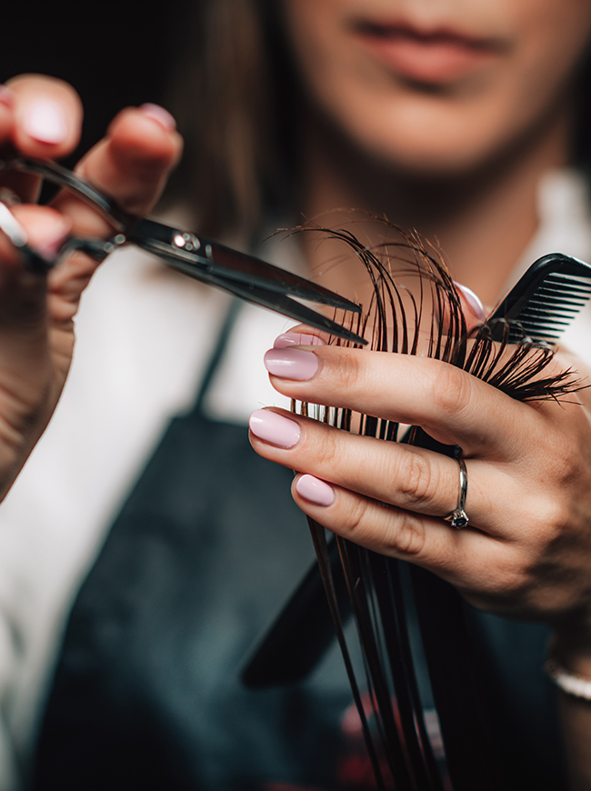 Haare schneiden